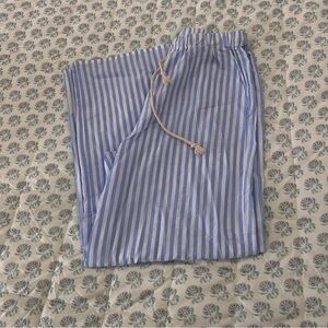 SOLD Blue and White Striped Pants